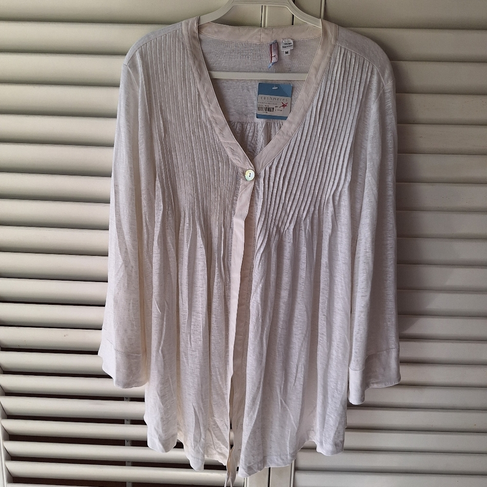 Acrobat Pleated Linen Women's Top